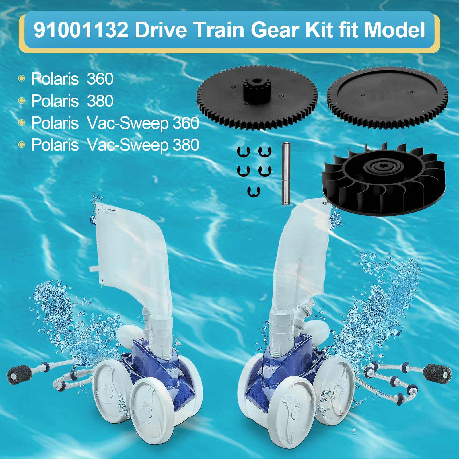 Ophjerg turbine gear for Polaris 380 improves consistency and speed.