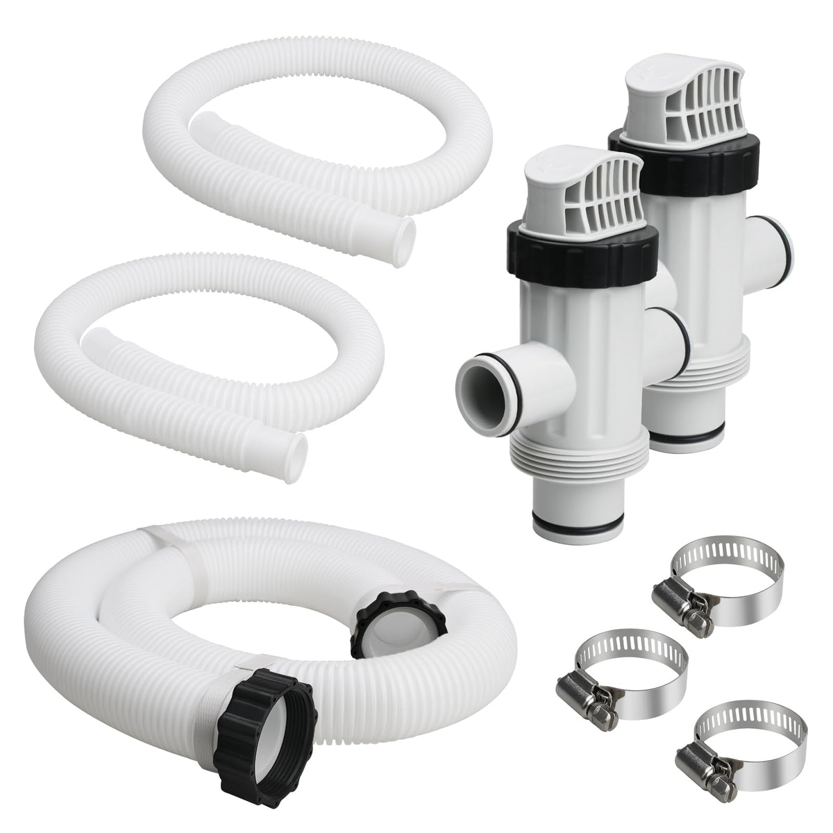 Ophjerg pool hose 1.5 inch 59 inch in action for reliable water flow in above-ground pools
