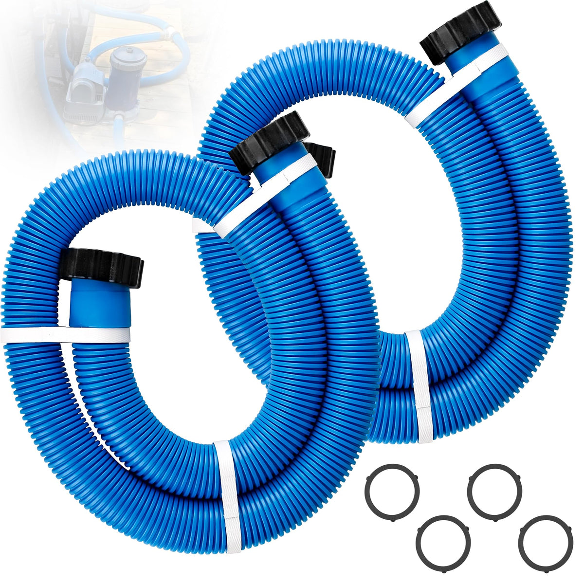 Ophjerg pool hose end nut provides secure, leak-proof connections for Intex pumps.