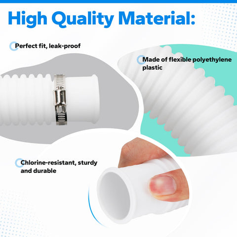 Ophjerg pool hose clamps pack securing connections quickly and leak-free
