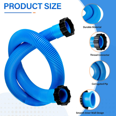 Ophjerg durable polyethylene pool hose offers flexibility and long-lasting performance.