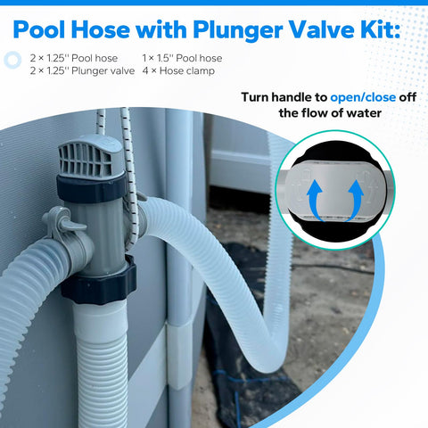 Ophjerg pool hose seals pack ensuring tight seals against chlorine exposure