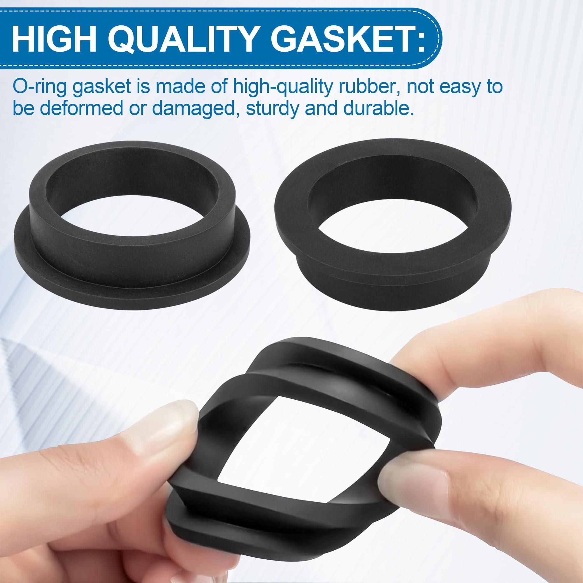 Ophjerg rubber o-ring seal closeup highlights elasticity