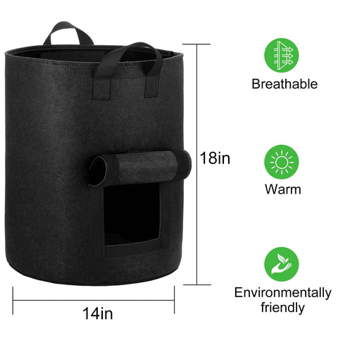 OPPOLIFE heavy-duty aeration fabric bag with reinforced handles for easy transport.