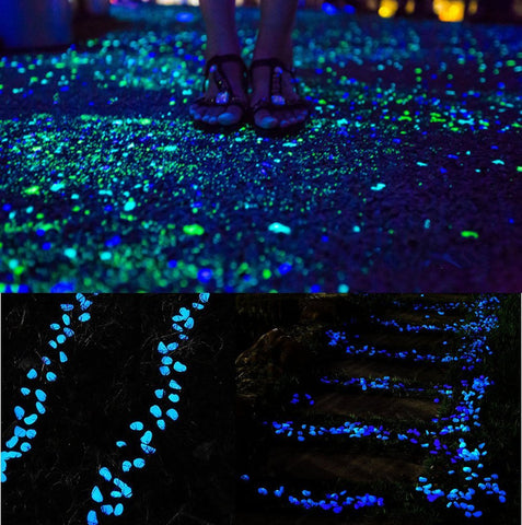 Opps glow pebbles blue-aquarium create subtle glow without electricity