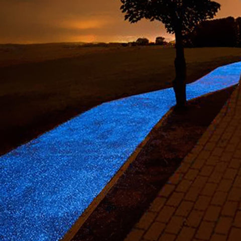 Opps glow pebbles blue-indoor-decor enhance indoor ambiance with soft blue glow