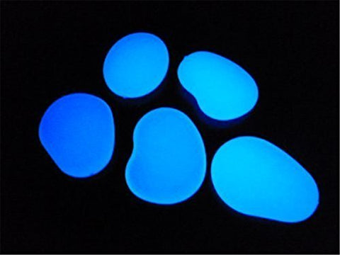 Opps glow pebbles blue-planter add safe decorative lighting indoors