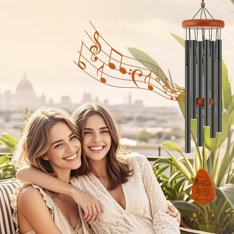 Oprever wind chime uses weather-resistant materials for year-round outdoor beauty.