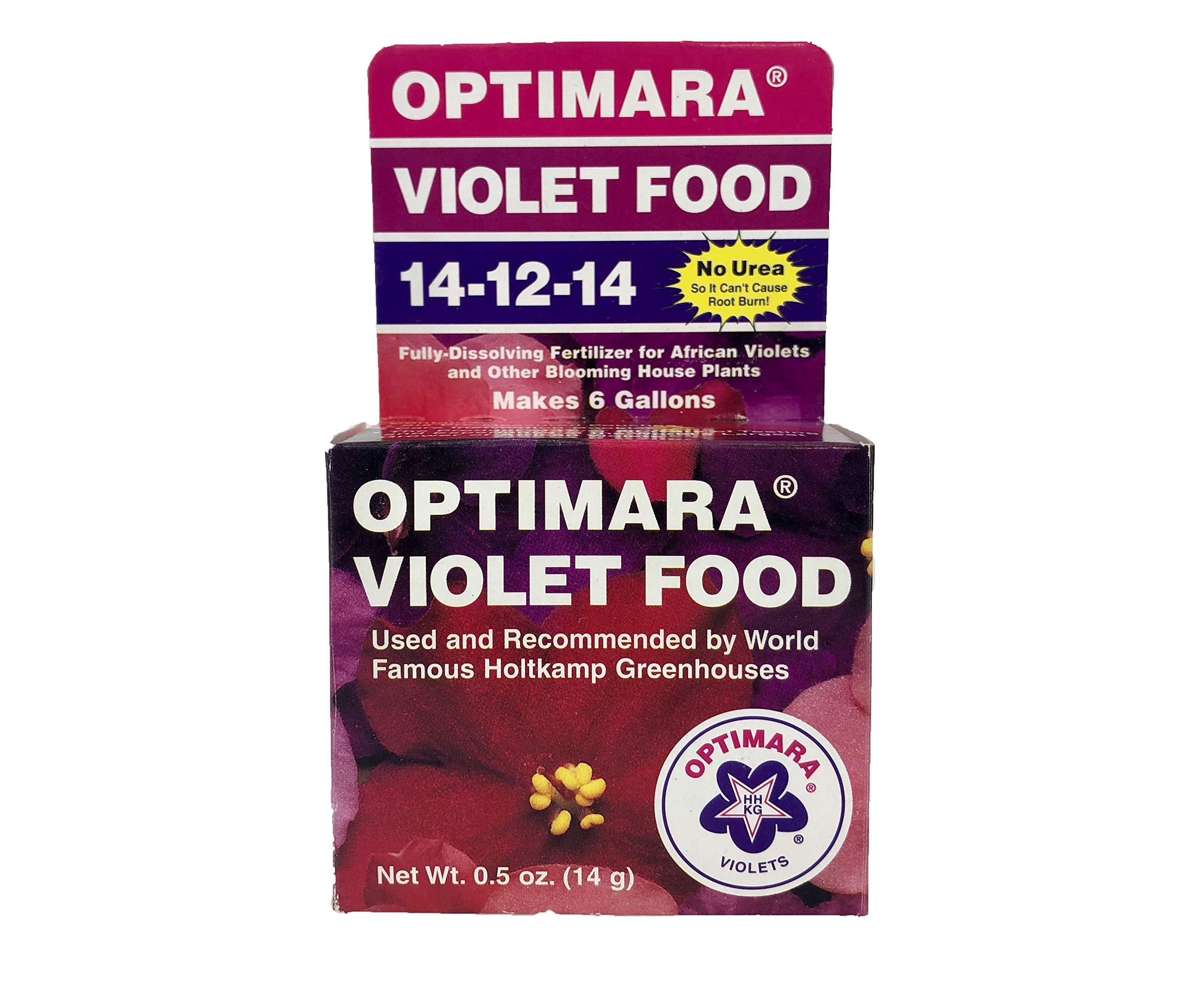 Optiflora Optimara Violet Food pouch ready to mix for violets.