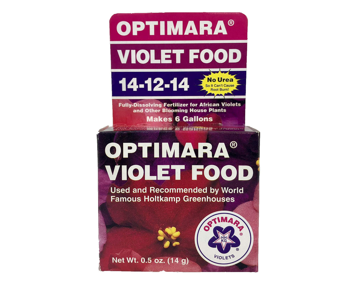 Optiflora Optimara Violet Food pouch ready to mix for violets.