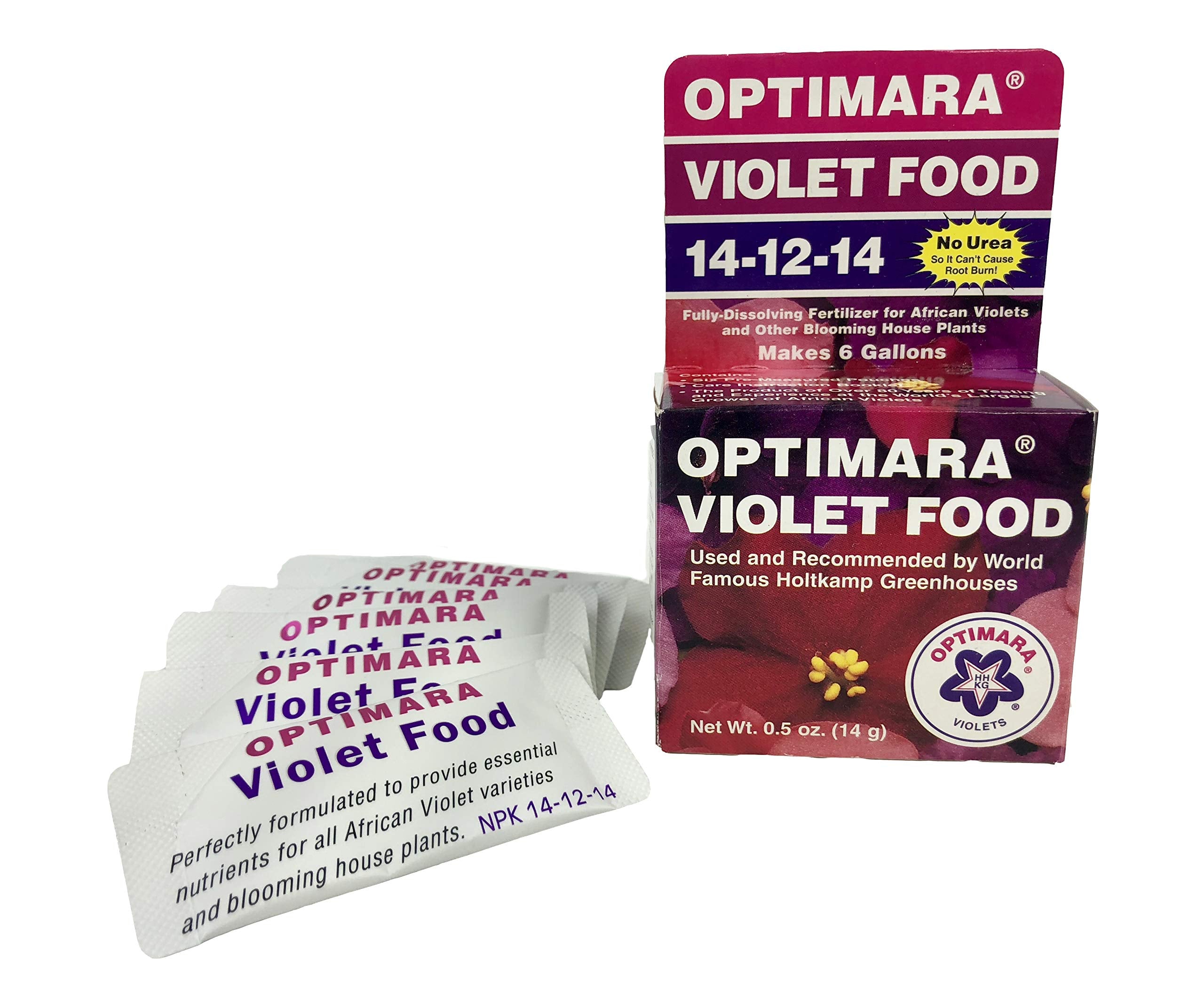 Optiflora Violet Food being diluted in water for regular feeding.