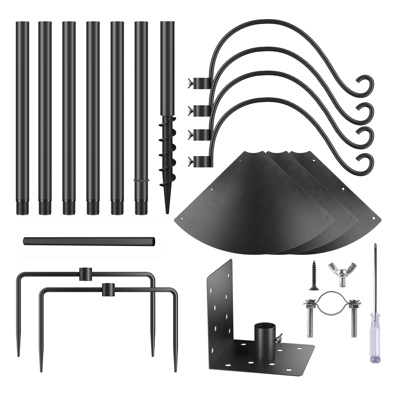 Optimech weather-resistant powder-coated steel withstands rain and sun