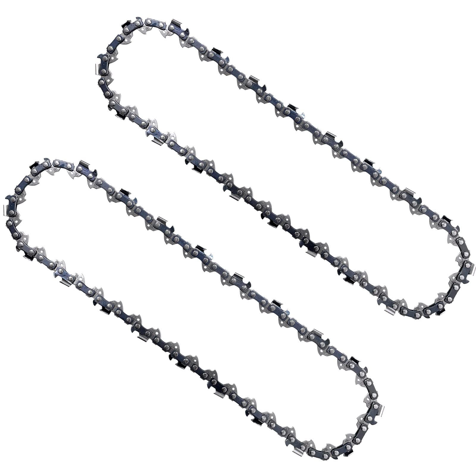 Opuladuo 10-inch chain for Craftsman CMCCS610D1, front view, designed for smooth cuts.