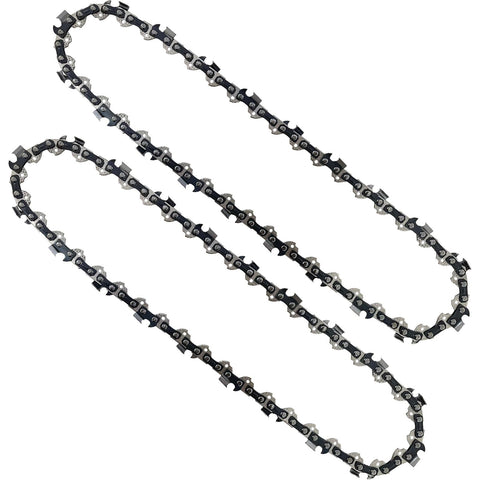 Opuladuo 2PC 10-Inch pole saw chain for Harbor Freight Atlas 59209 80V, optimized for clean cuts.