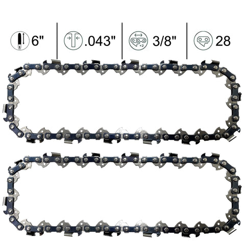 Opuladuo replacement chain for Craftsman CMCCSL621D1 provides smooth lopping performance.