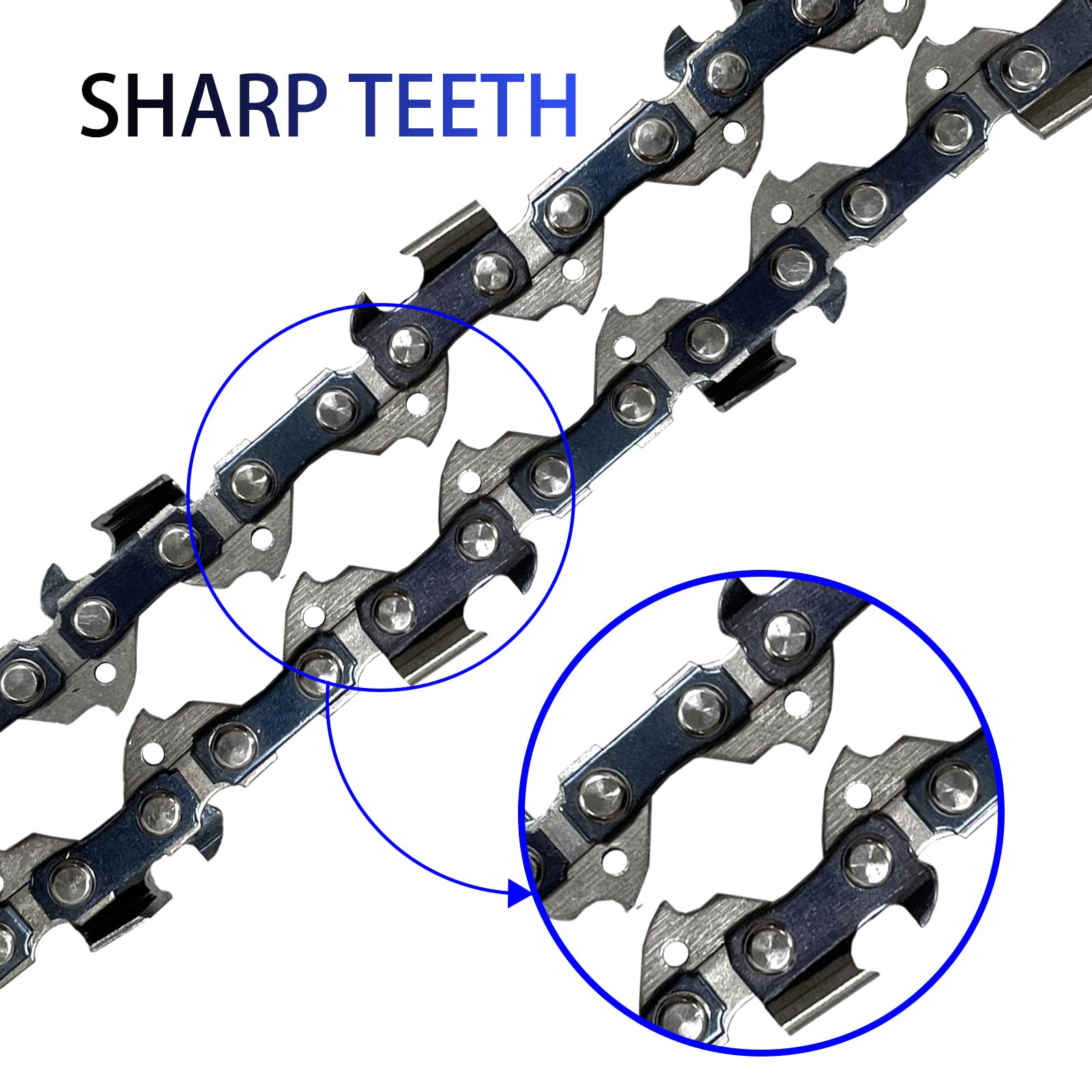 Opuladuo 6-inch chain for Remington 11409-01 pole saw increases cutting efficiency.
