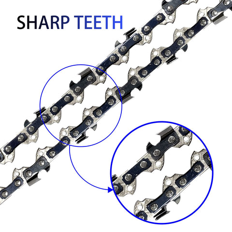 Opuladuo 8 inch chain for Greenworks 20352 ensures clean pruning.