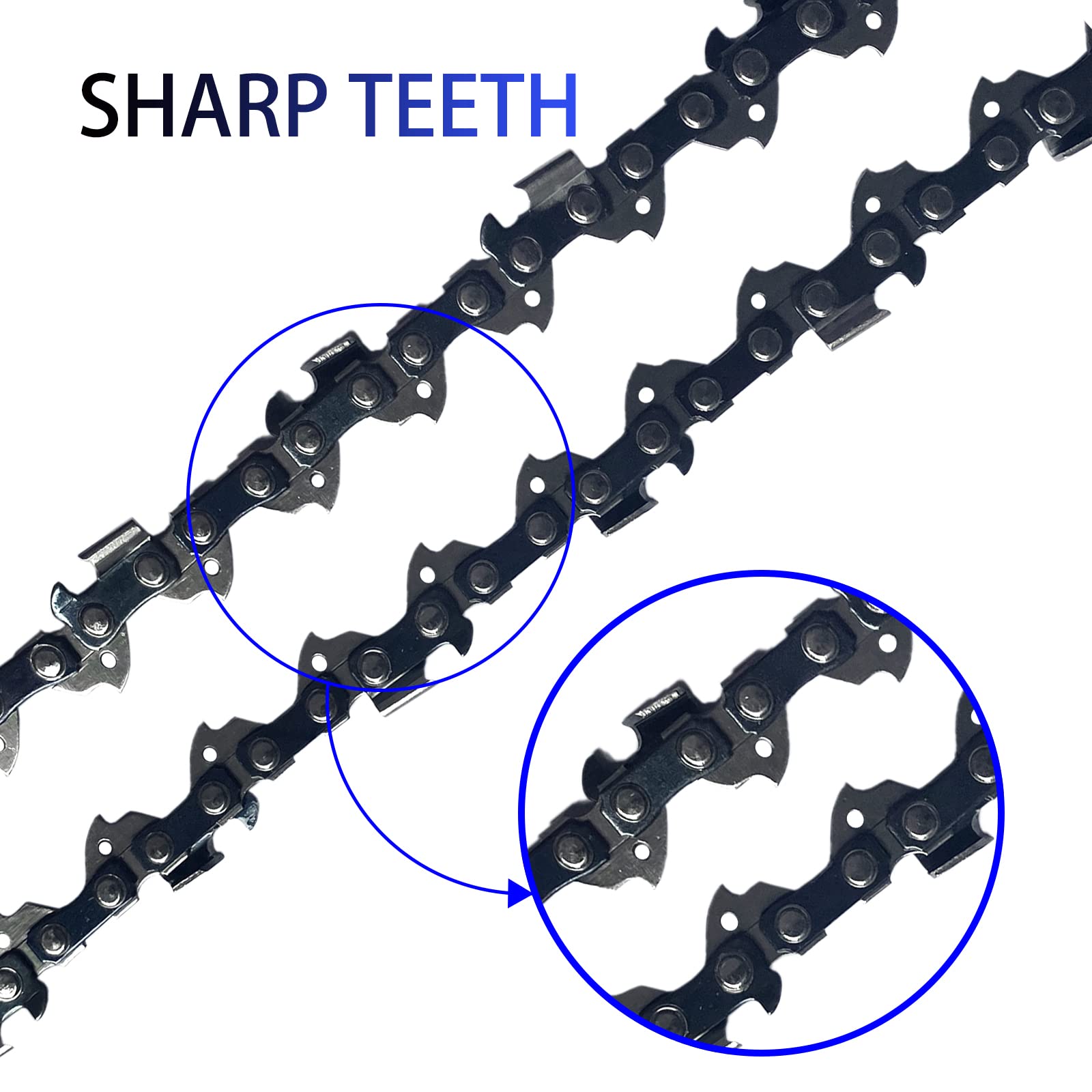 Opuladuo 8-inch chain for DCPS620 series supports reliable wood cuts.