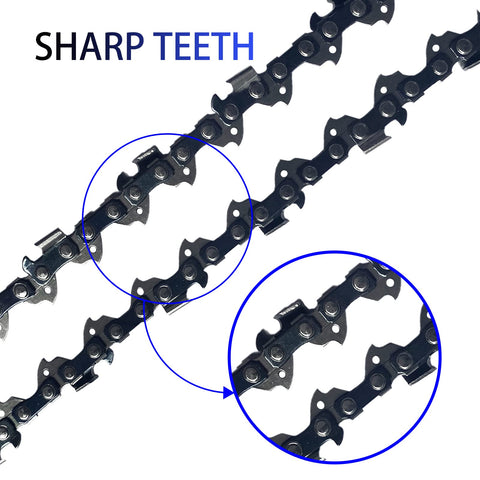 Opuladuo 8-inch chain for DCPS620 series supports reliable wood cuts.