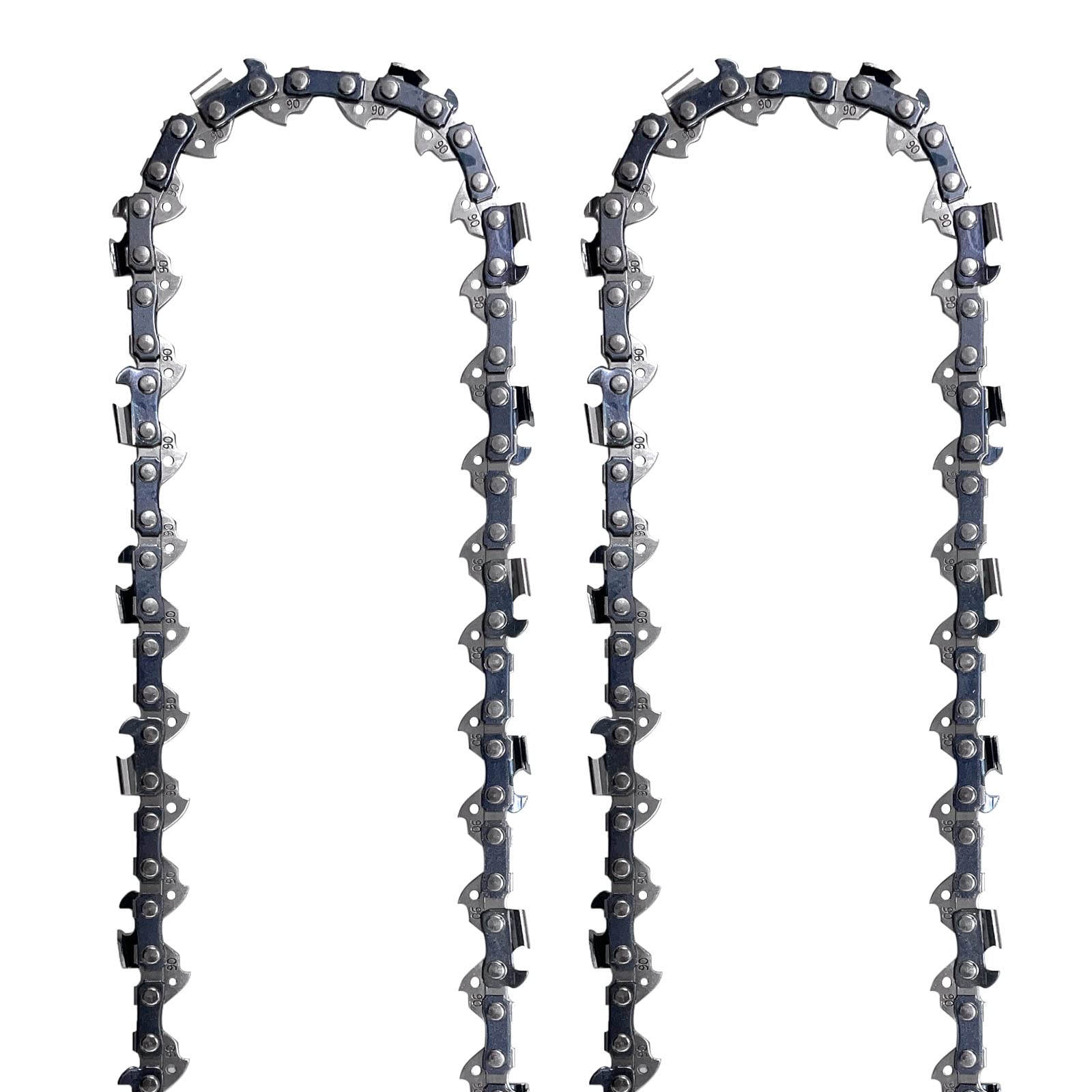 Opuladuo chain installed on a pole saw during use for smooth operation
