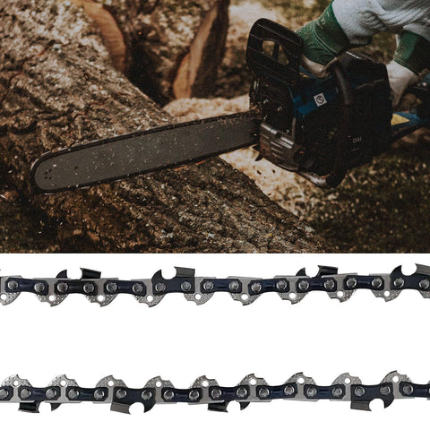 Close-up of Opuladuo chain teeth for precise cutting