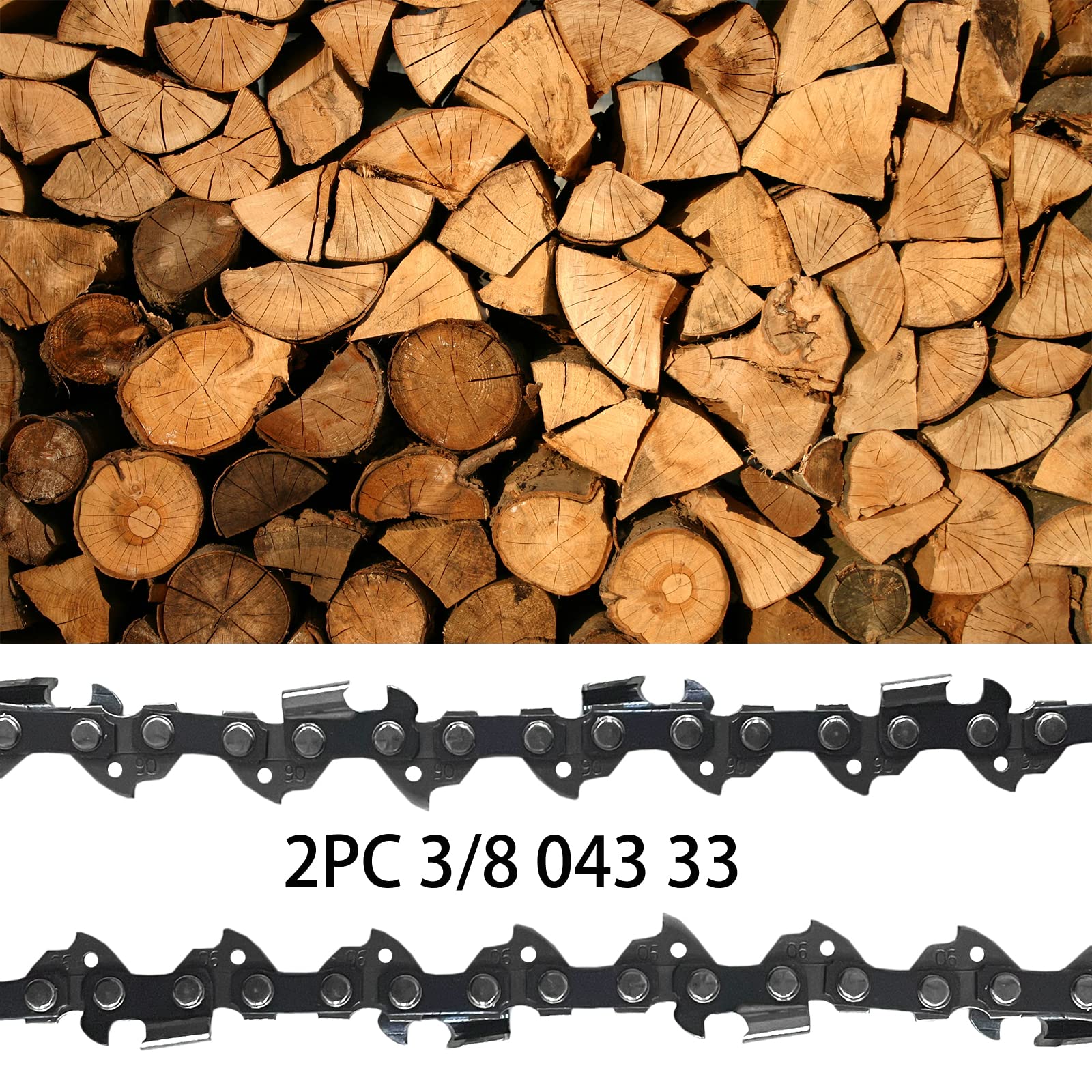 Opuladuo 8-inch chain for Homelite UT43160 optimizes limb pruning tasks.