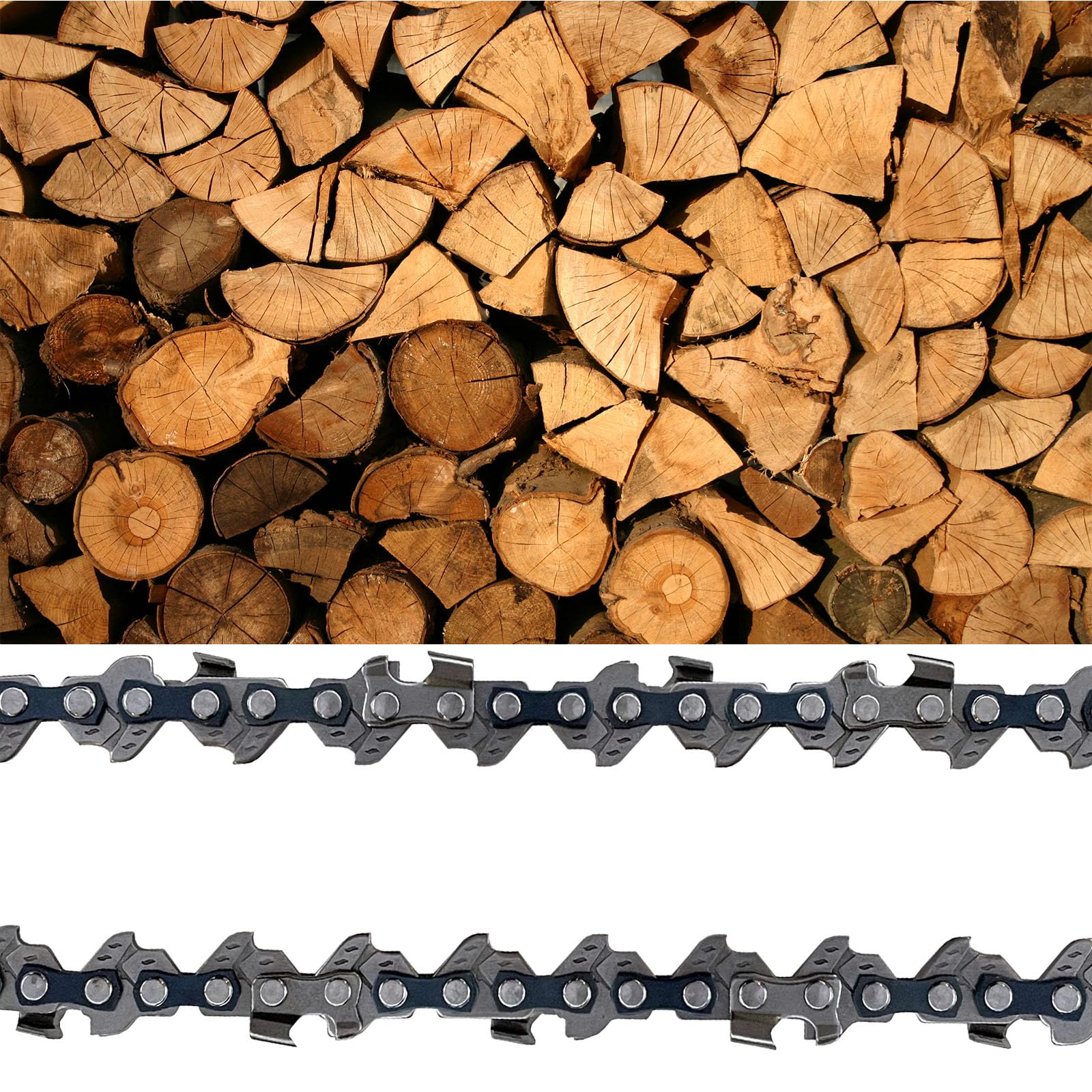 Opuladuo chain in use cutting a branch with smooth performance