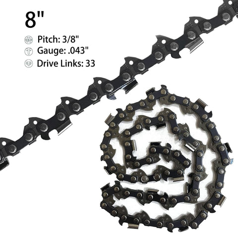 Opuladuo 8-inch chain fits Ryobi P4360, delivering reliable pruning performance.