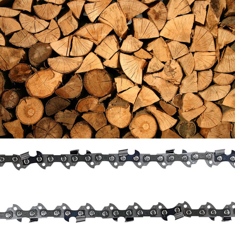 Opuladuo three-pack chain installed on a 56V saw for smooth cutting action.