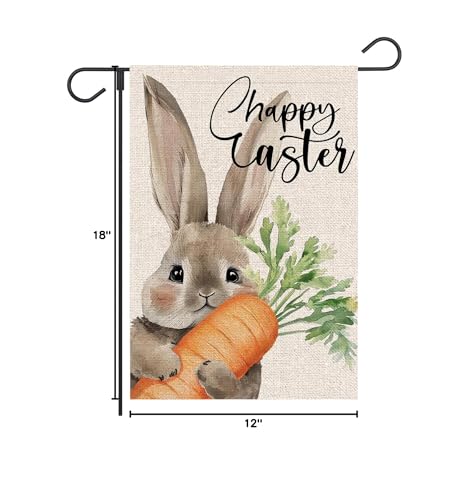 OPULANE outdoor Easter flag displayed at entryway for spring charm