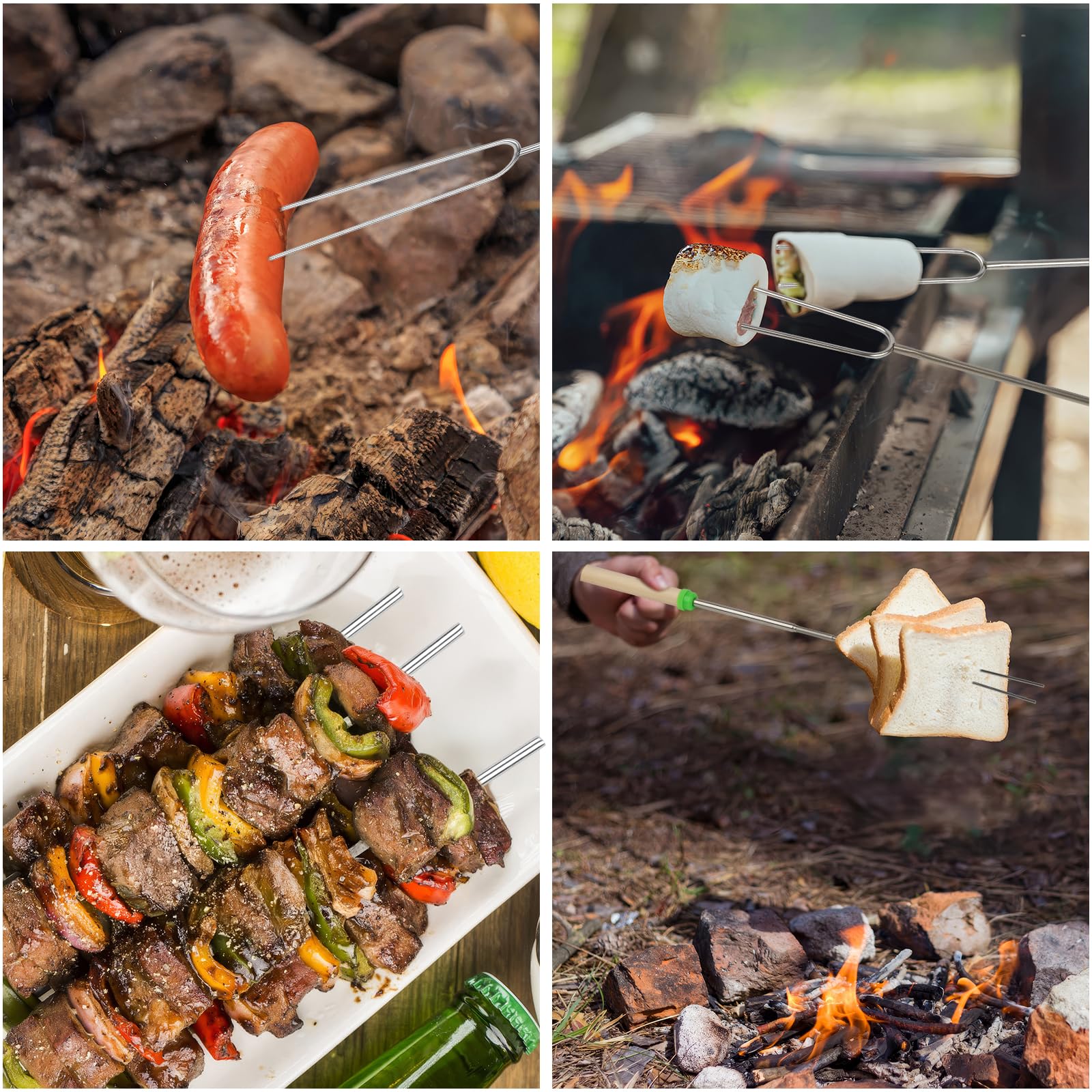 Opvixi sticks are easy to clean after roasting sessions.
