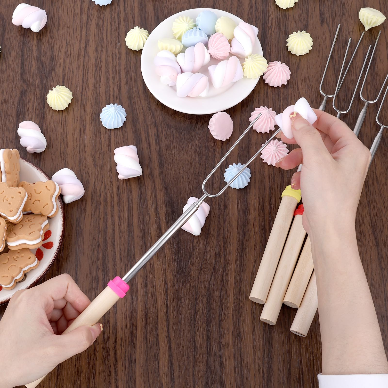 Opvixi Smores Sticks ideal for camping and backyard bonfires.
