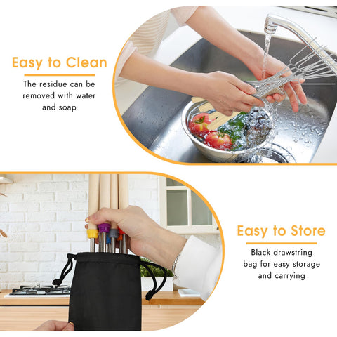 Opvixi smores sticks has U-shaped double fork for secure grip