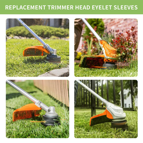Opzour eyelet sleeve installation guide visual with no-tools design.