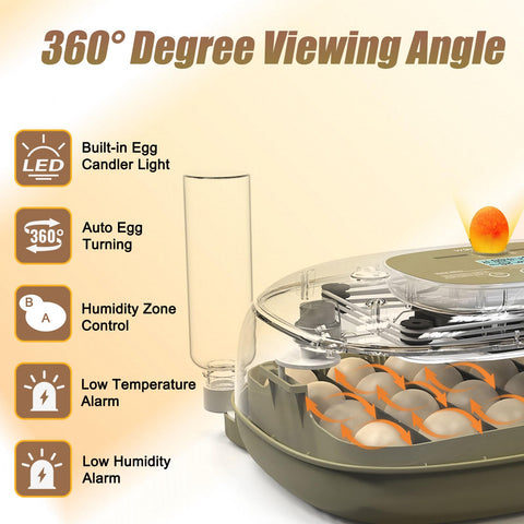 Oqioprd 360-degree view incubator supports real-time observation during incubation