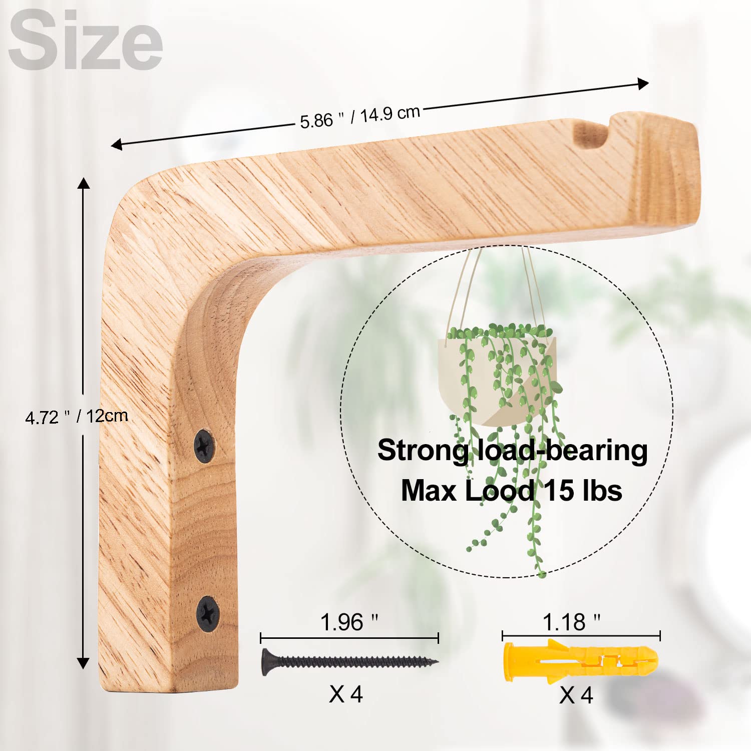 Oradrem wooden wall hook lantern hanger showcasing decorative lighting outdoors