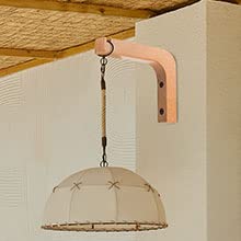 Oradrem wooden wall hook wind chime hanger for outdoor ambiance
