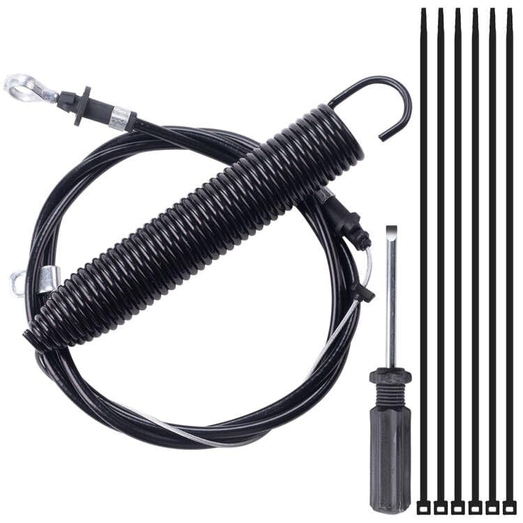 ORAEVY GY22387 PTO cable for smooth blade engagement on John Deere riding mowers.