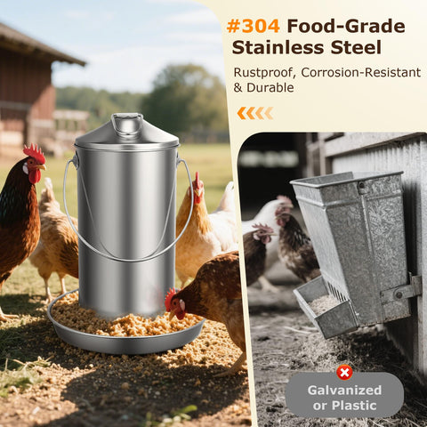 ORAODA hanging design keeps feed accessible while reducing waste