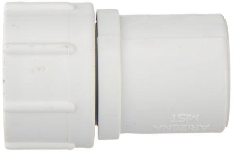 Orbit 10-pack slip PVC to 3/4 inch female adapter close-up, durable build for outdoor use.