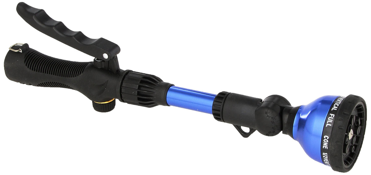 Orbit 14-inch front trigger wand with ratchet head for precise water delivery and reach