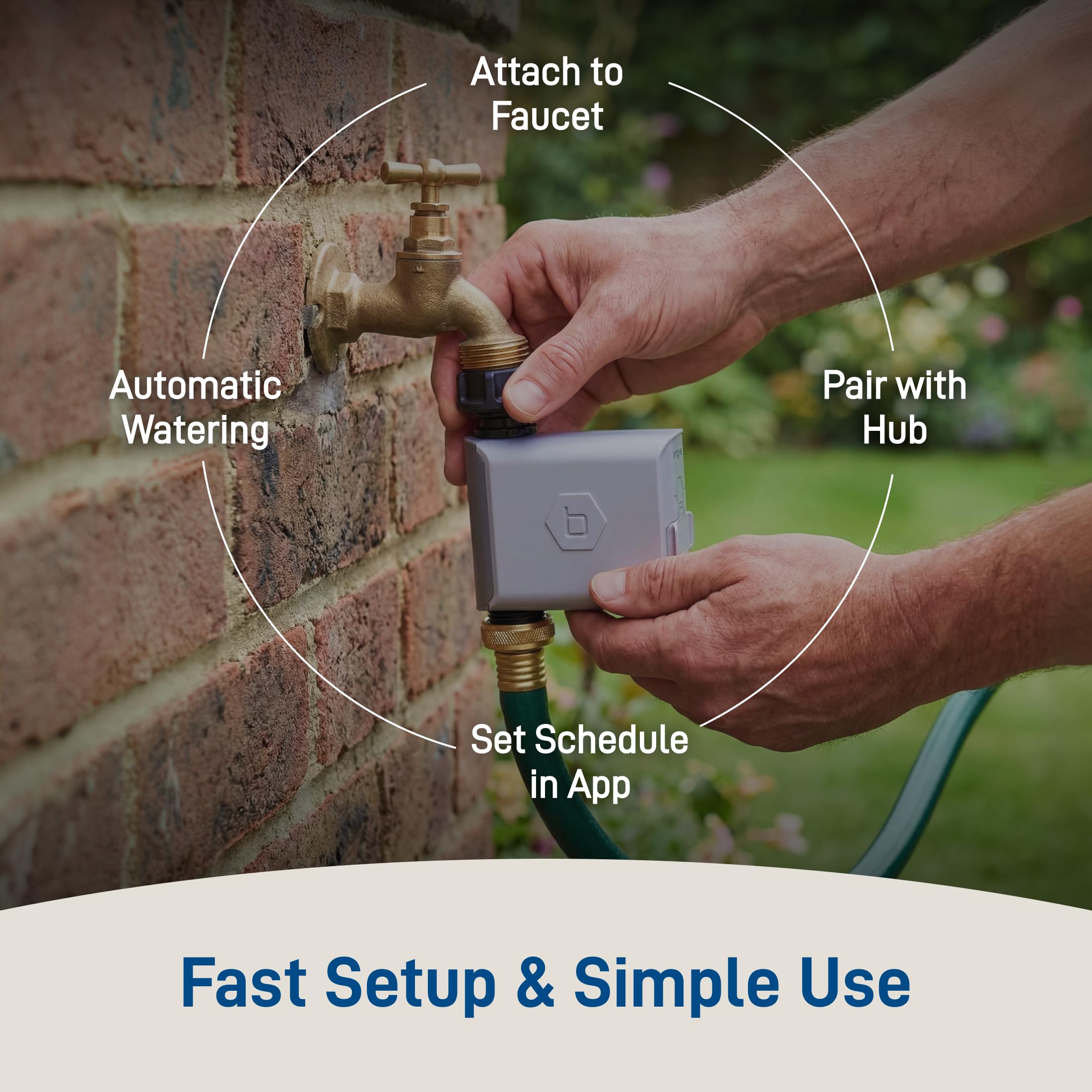 Orbit 21004 B-hyve mobile control on-the-go watering adjustments