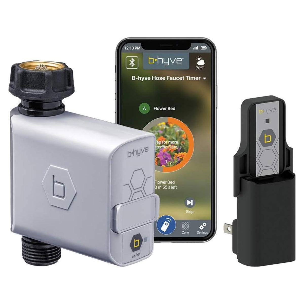 Orbit 21004 B-hyve timer on hose for automatic irrigation