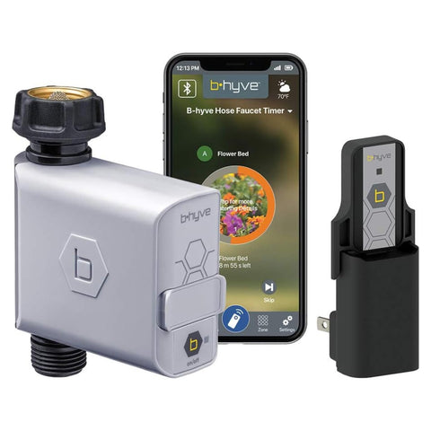 Orbit 21004 B-hyve timer on hose for automatic irrigation