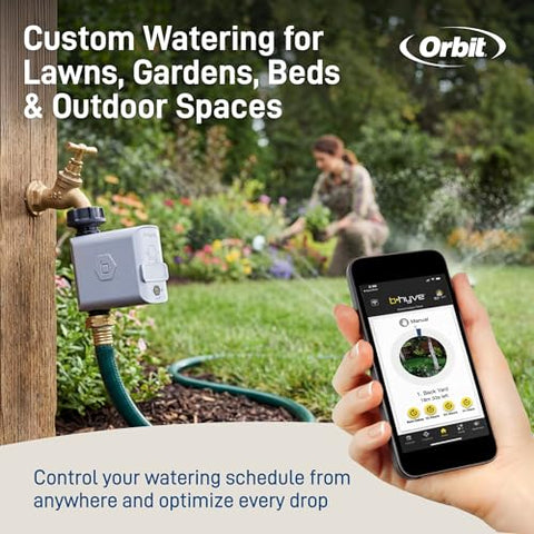 Orbit 21004 B-hyve water savings for eco-friendly irrigation