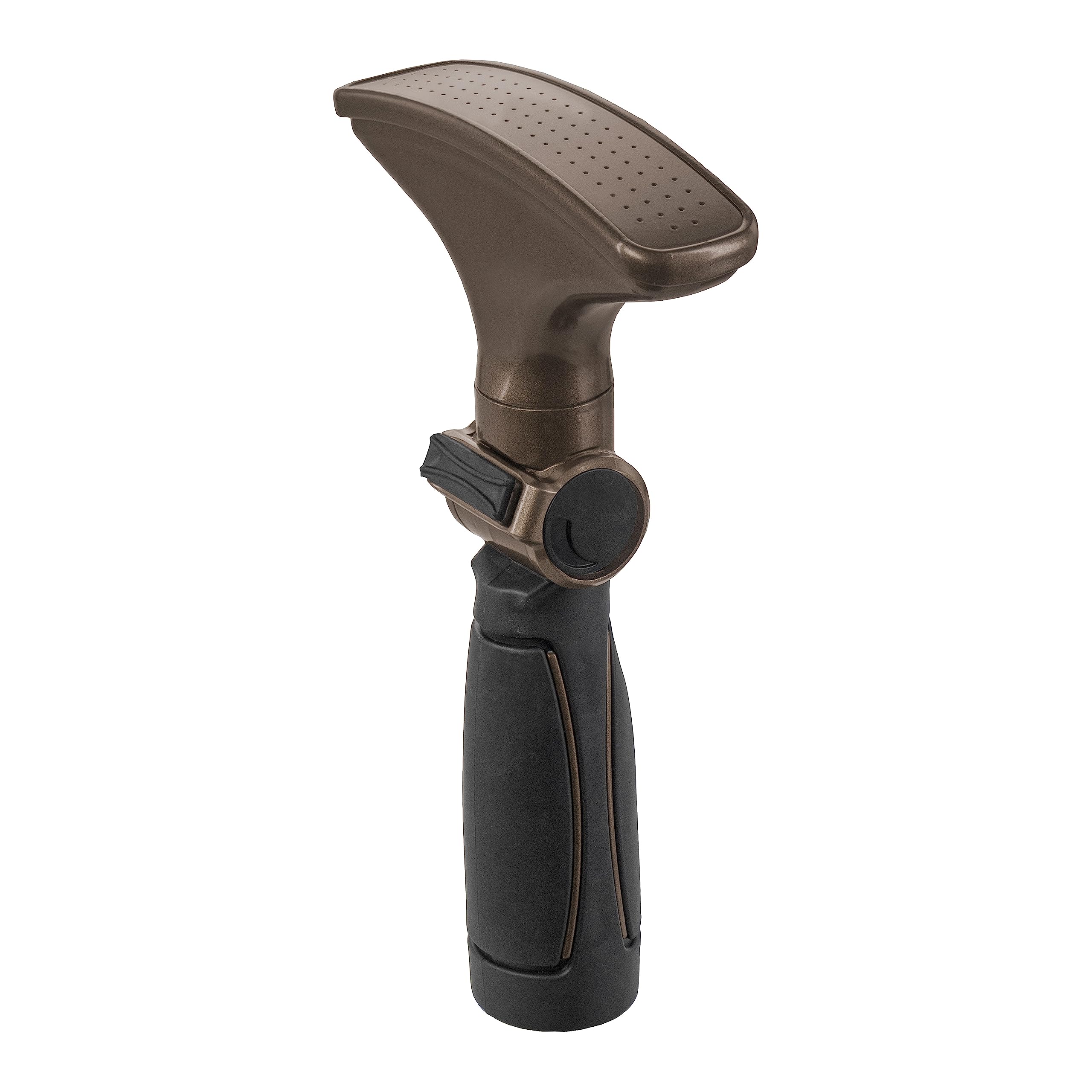 Orbit thumb control nozzle provides easy flow adjustment to protect seedlings.