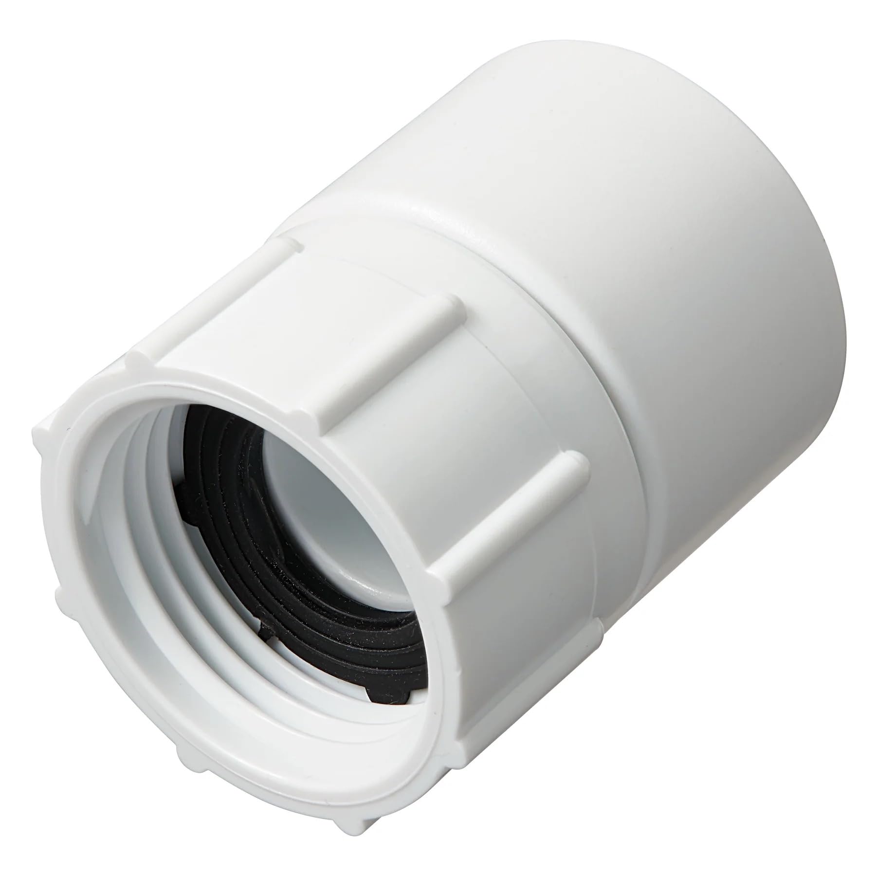 Orbit 3/4 inch slip x FHT PVC hose-to-pipe fitting for leak-free irrigation connections.