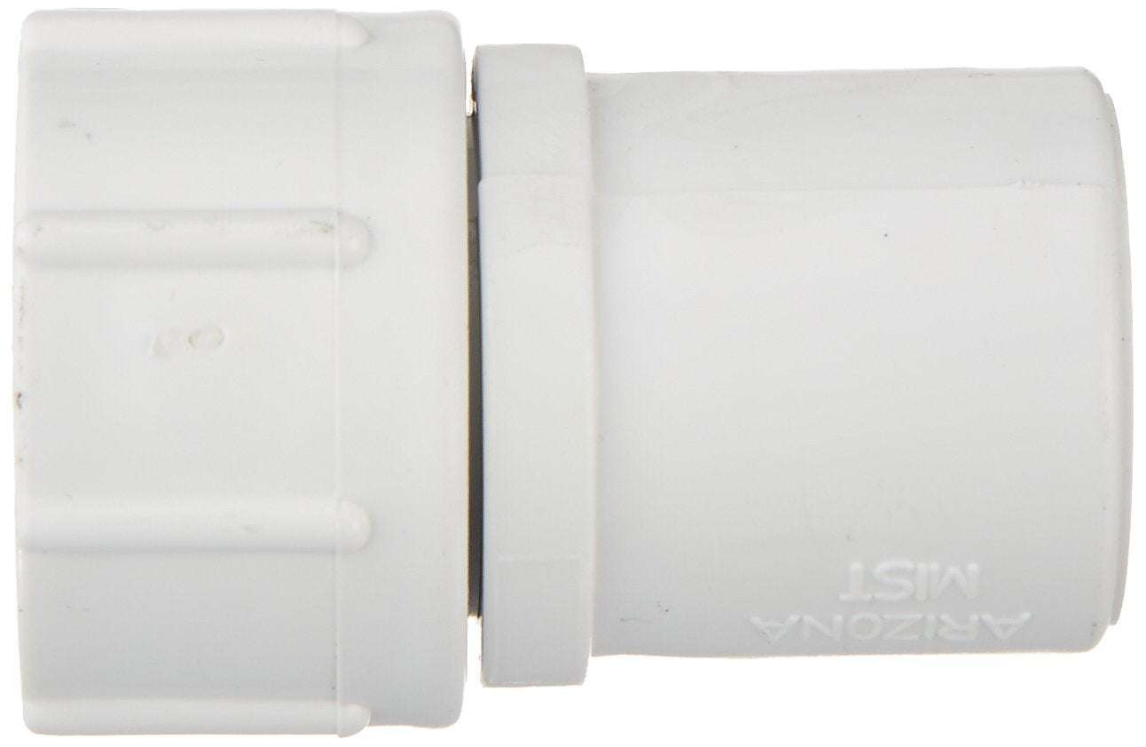 Orbit 5-pack slip PVC 1/2 to 3/4 inch adapter assembled for irrigation connections.