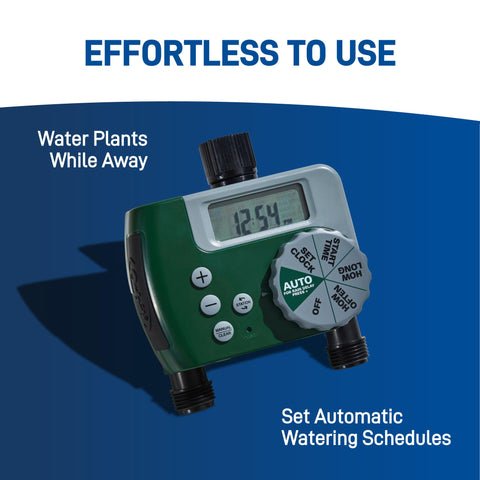Gear-drive sprinklers provide uniform coverage across lawns for steady irrigation.