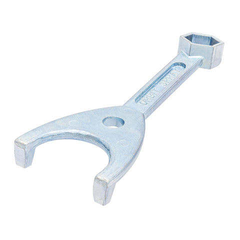 Orbit 53027 flush head sprinkler wrench in die-cast metal for durable irrigation maintenance.